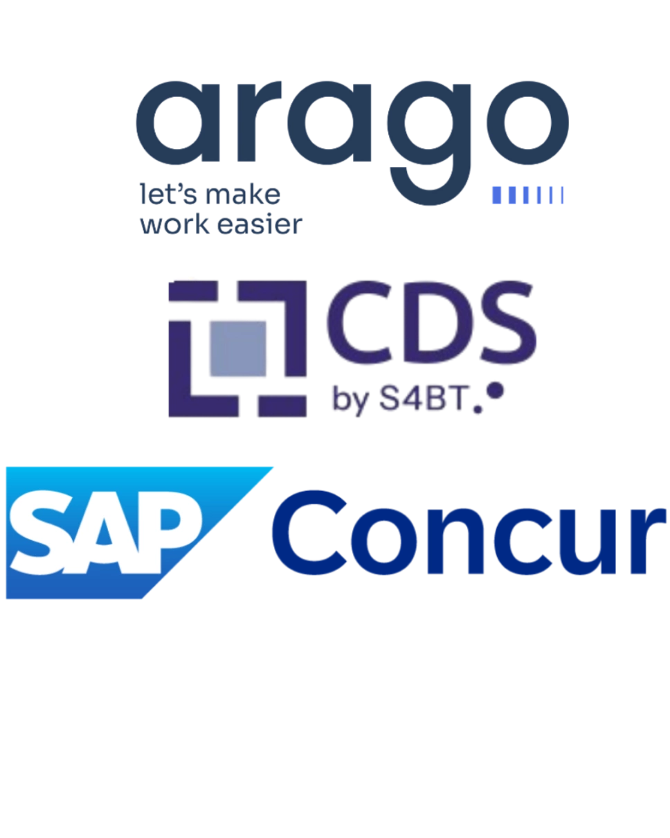 Logos arago CDS Concur